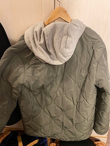Pull and Bear Pull and Bear Yesil Sisme Mont