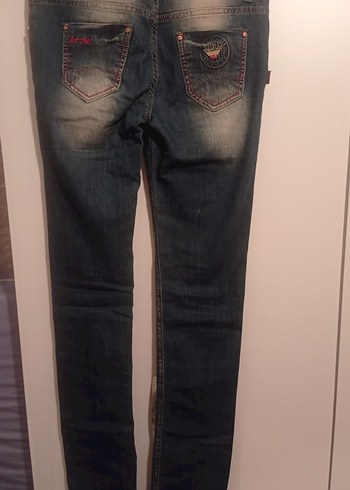 28 Beden Kadın Denim Midi Pantolon