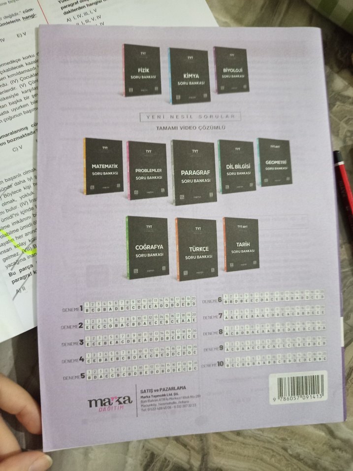 TYT Paragraf 10 Deneme Kitabı - Görsel 2