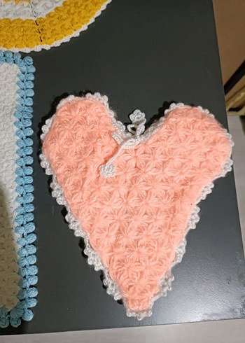 Renkli Örgü Banyo Lifi - Görsel 9