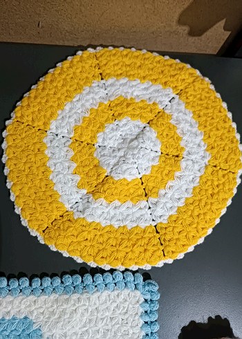 Renkli Örgü Banyo Lifi - Görsel 10