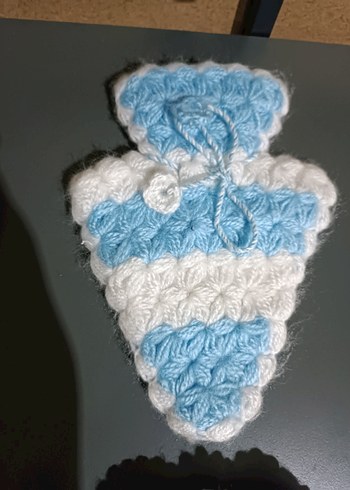 Renkli Örgü Banyo Lifi - Görsel 5