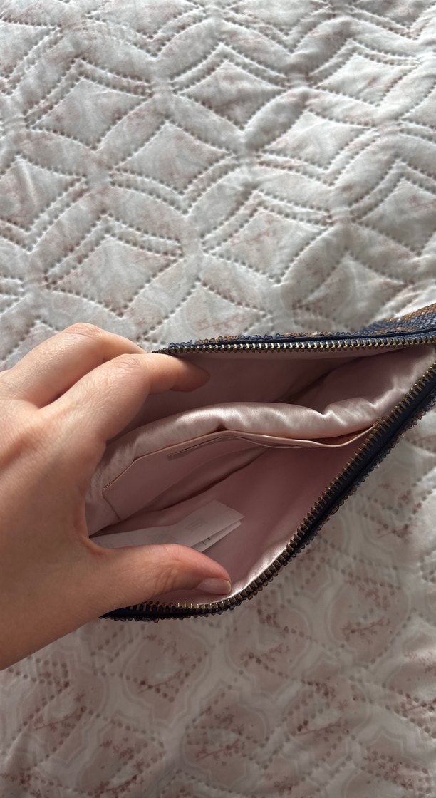 Boncuk İşlemeli Bohem Kadın Portföy Çanta - Görsel 5