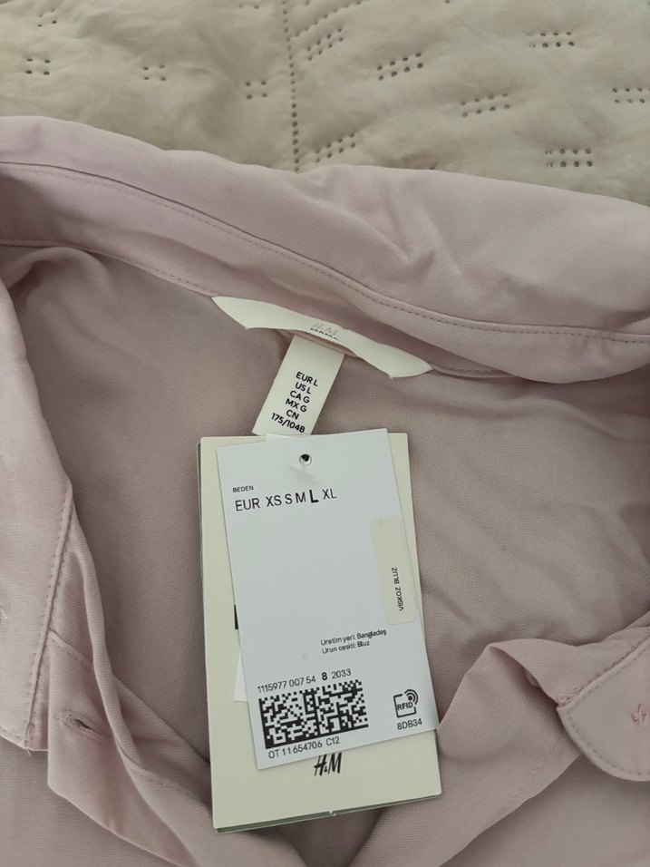 Hamile Düğmeli Bej Midi Kadın Gömlek - Görsel 3