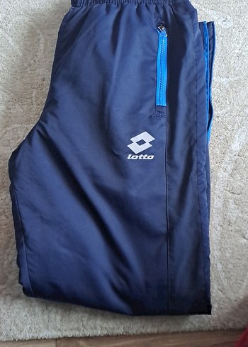 Lotto Mavi Fermuarlı Erkek Eşofman Altı - Görsel 2