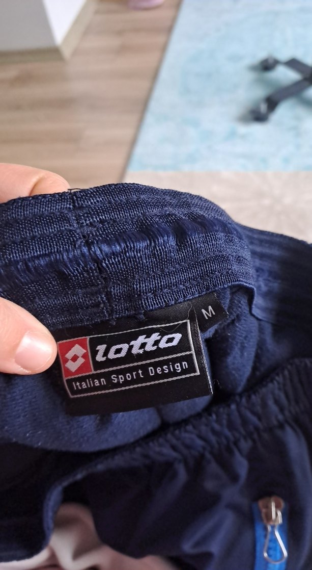 Lotto Mavi Fermuarlı Erkek Eşofman Altı - Görsel 3