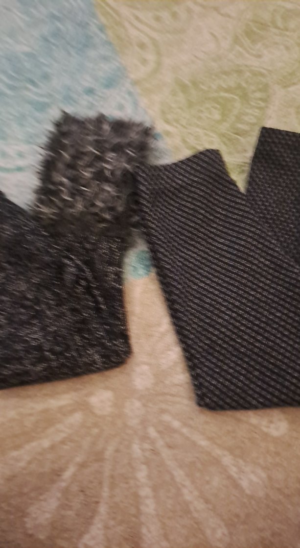 Kız Çocuk Gri Desenli ve Kürklü Tayt - Görsel 4