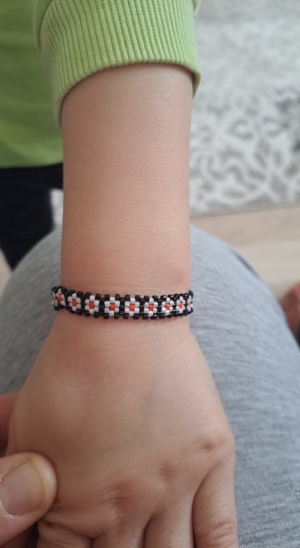 Renkli Boncuklu Yılan Desenli Bohem Bileklik - Görsel 4