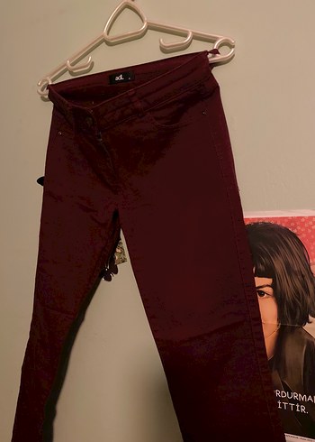 Bordo Kadın Pantolon Adl - Görsel 2
