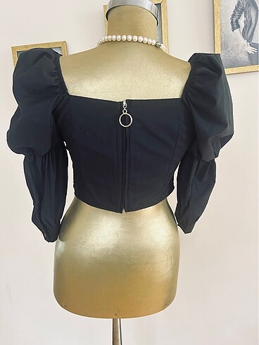 s Beden siyah Renk Trendyol crop