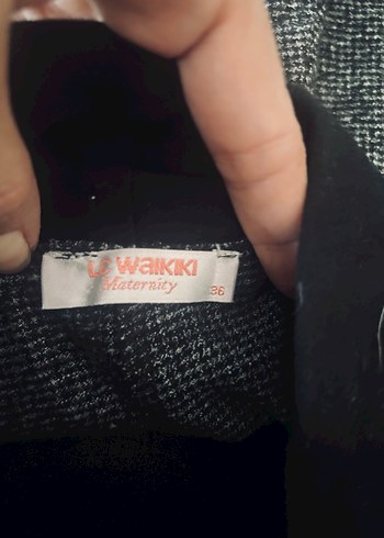 Gri Hamile Pantolon - Görsel 5