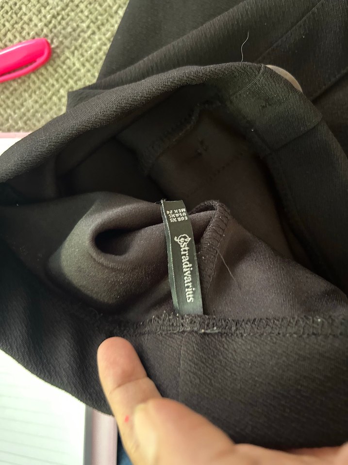 Düğmeli siyah Uzun  Eteği - Görsel 5