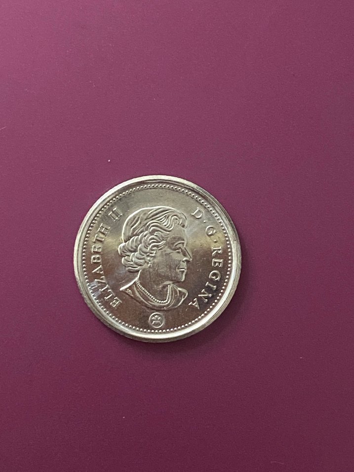 Kanada 10 Cent Vintage Madeni Para - Görsel 2