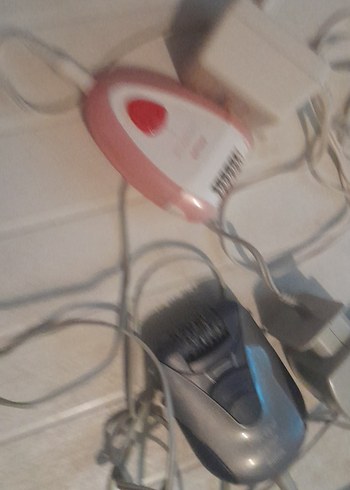 Pembe ve Gri Epilatör Seti - Görsel 3