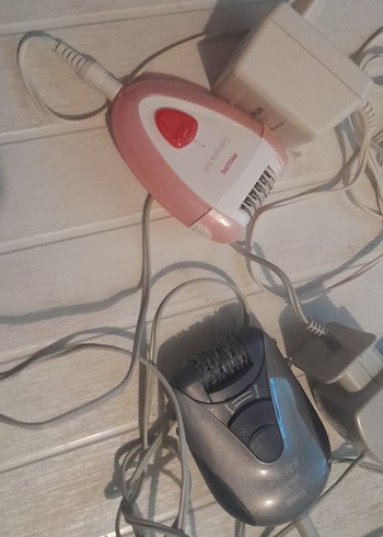 Pembe ve Gri Epilatör Seti - Görsel 2