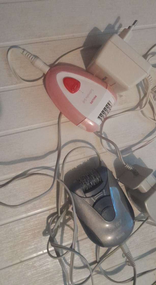 Pembe ve Gri Epilatör Seti - Görsel 2