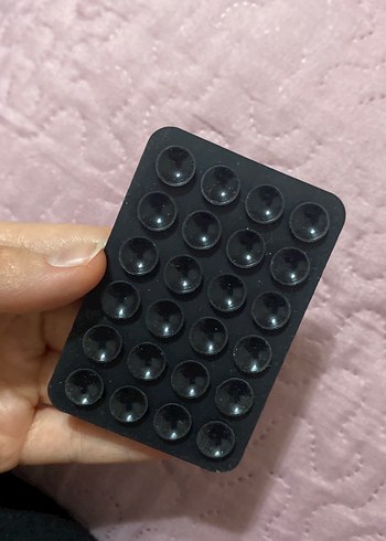 Düğmeli Kahvereng Ayıcık Telefon Kılıfı ve yapıştırıcı ikisi - Görsel 2