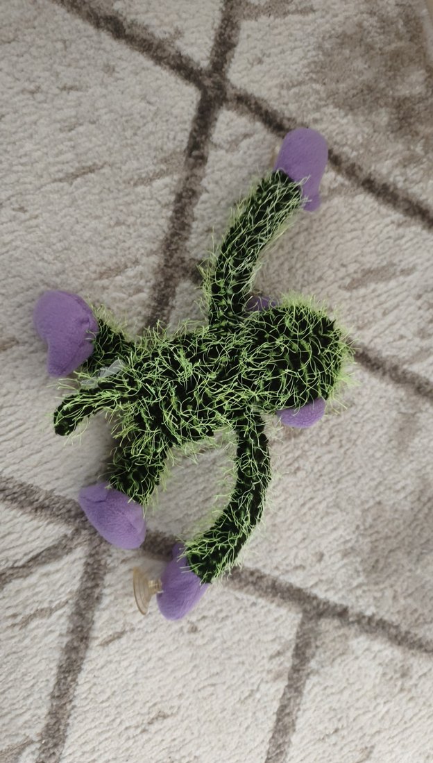 Mor ve Yeşil Peluş Maymun Oyuncak - Görsel 2