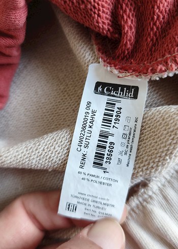 SIFIR Kız Çocuk Sweatshirt Eşofman üstü 7-8 yaş - Görsel 3