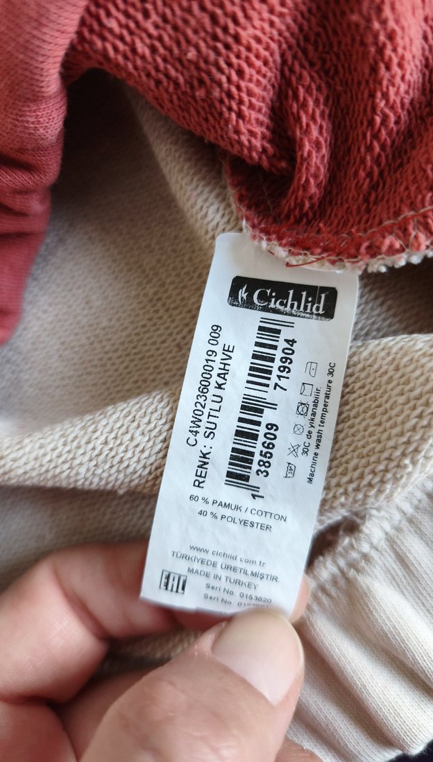 SIFIR Kız Çocuk Sweatshirt Eşofman üstü 7-8 yaş - Görsel 3