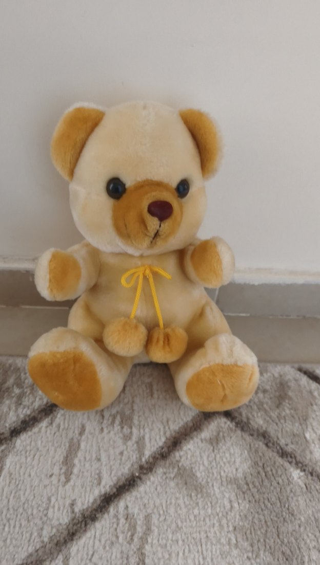 Bej Peluş Ayıcık Oyuncak - Görsel 3