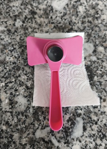 Pembe Kedi Tüyü Fırçası - Görsel 2