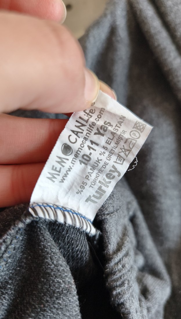 Gri Erkek Çocuk Rahat Kesim Eşofman Altı - Görsel 3