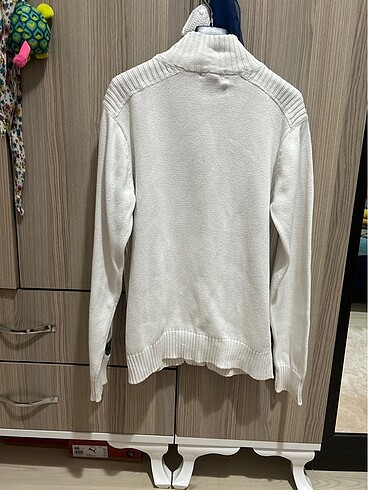 13-14 Yaş Beden H&M YOUNG BEYAZ HIRKA