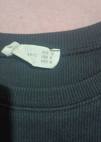 Kız Çocuk Siyah Nakışlı Triko Uzun Kollu Crop - Görsel 3