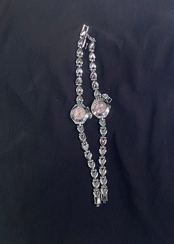 Guess Pembe Zincir Detaylı Kadın Kol Saati vintagne