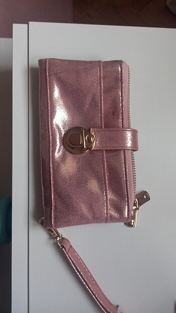 Pembe renk cüzdan 