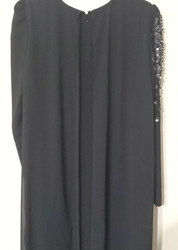 siyah taşlı abiye - Görsel 8