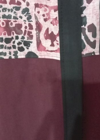 42 Beden bordo Renk desenli tunik