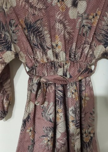Bohem Uzun Kollu Mini Kimono - Görsel 4