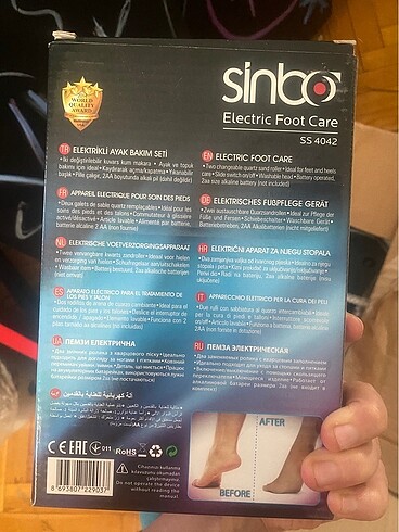 Sinbo sinbo elektronik ayak törpüsü