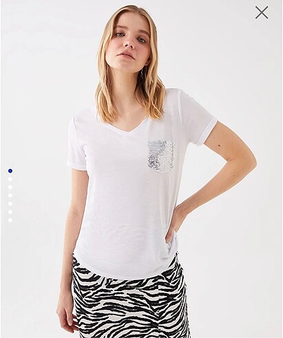 LC Waikiki lcw pul detaylı tshirt