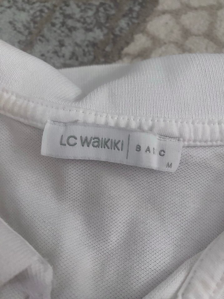 beyaz polo yaka tshirt - Görsel 4