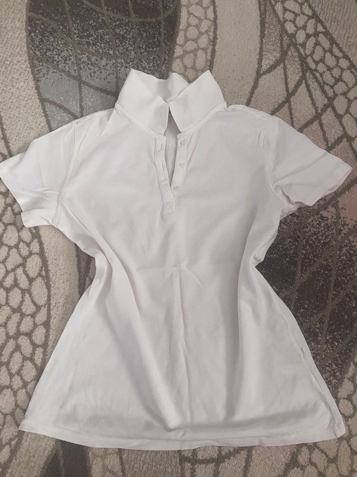 beyaz polo yaka tshirt - Görsel 2