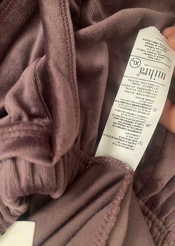 xl Beden mor Renk kadife mor/lila eşofman
