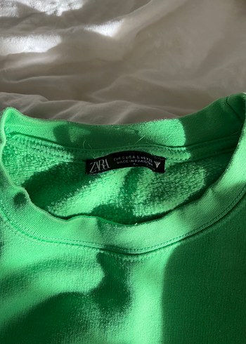 Yeşil Zara Sweatshirt - Görsel 2