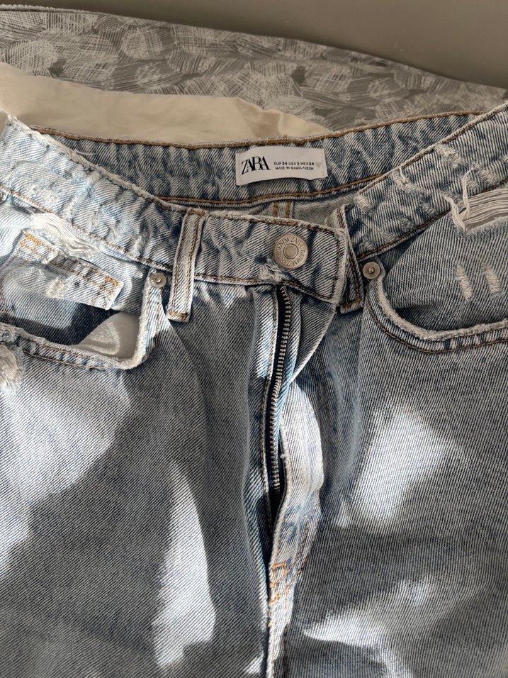 Zara Yırtık Jean - Görsel 2