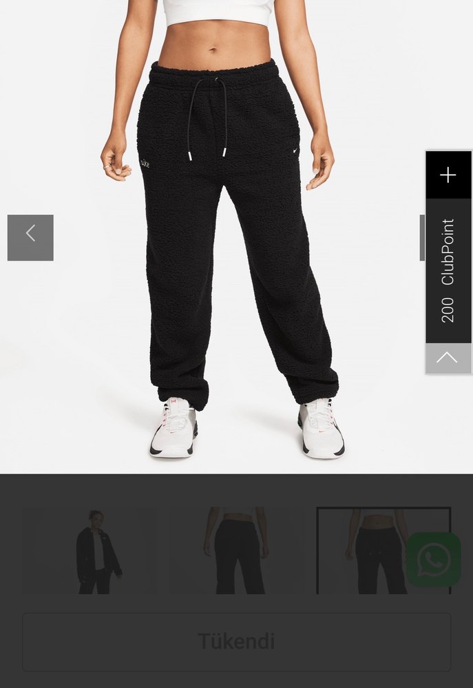 nike sherpa therma fit peluş eşofman - Görsel 2