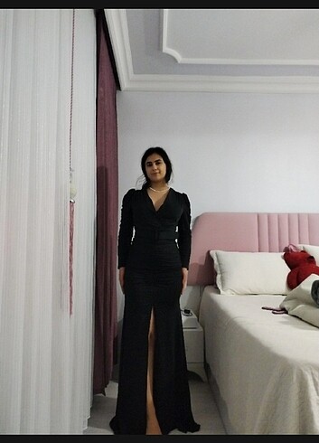 Abiye siyah elbise 