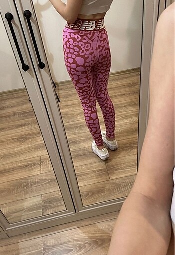 xs Beden çeşitli Renk New balance kadın tayt pembe