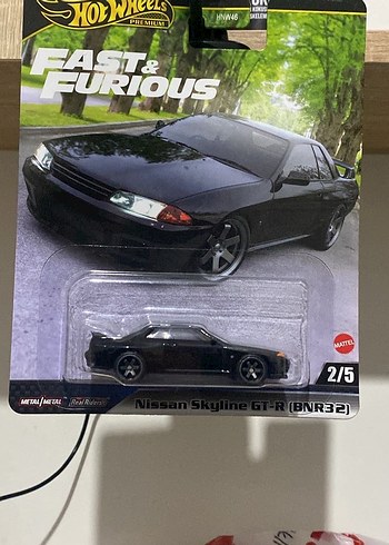 Siyah Nissan Skyline GT-R (BNR32) Oyuncak Araba - Görsel 2