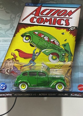 Parlak Yeşil Oyuncak Araba - Action Comics - Görsel 2