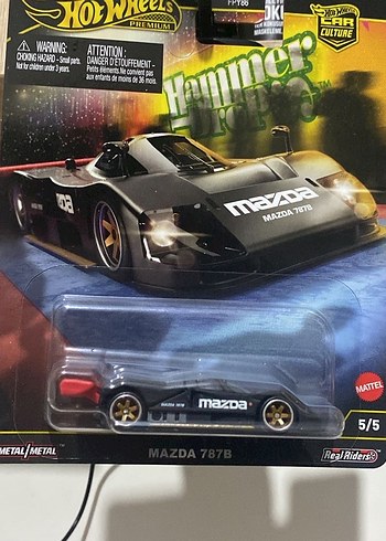Siyah Mazda 787B Oyuncak Araba - Görsel 2