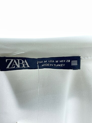 m Beden beyaz Renk Zara Bluz %70 İndirimli.