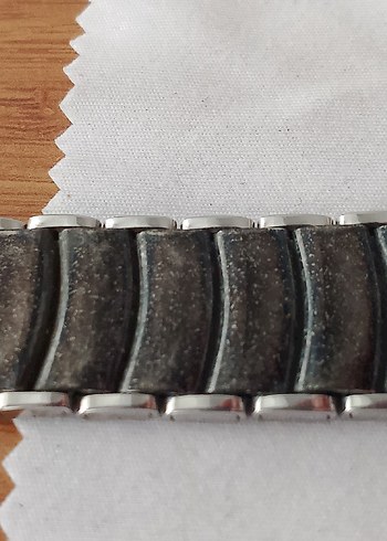 Avrupa siyah beyaz çelik saat kordonu 350 TL - Görsel 8