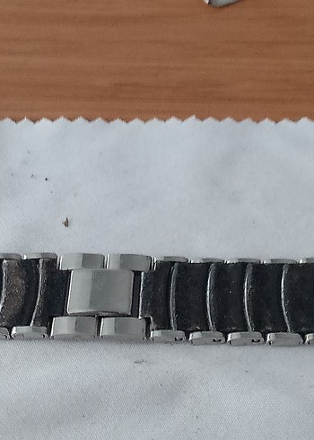 Avrupa siyah beyaz çelik saat kordonu 350 TL - Görsel 5